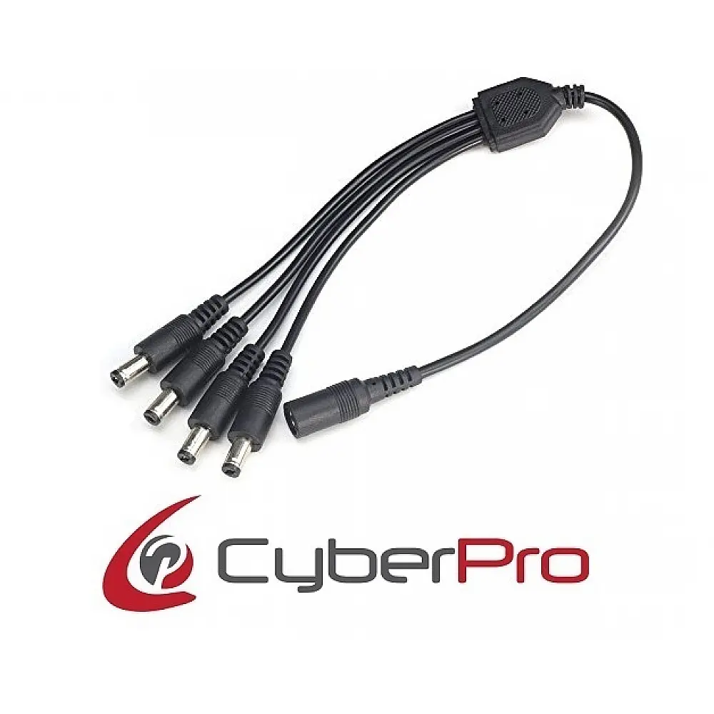 CYBERPRO CP-DCS4 Διακλαδωτής DC τροφοδοσίας 1 Θηλ. σε 4 Αρσ.