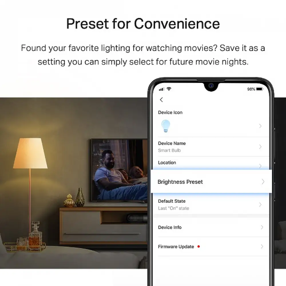 TP-LINK TAPO L510E V1 WiFi 8.7W 806lm E27 2-PACK