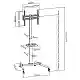 BRATECK FS22H-44TW, Επιδαπέδια Τροχήλατη Βάση για Τηλεοράσεις 32"-55", εως 35kg
