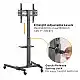 BRATECK FS22H-44TW, Επιδαπέδια Τροχήλατη Βάση για Τηλεοράσεις 32"-55", εως 35kg