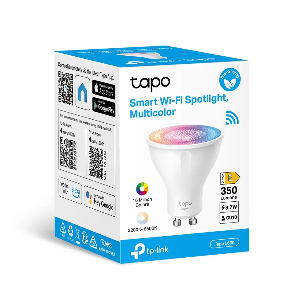 TP-Link Smart Wi-Fi Light Bulb, Multicolor - Tapo L630E