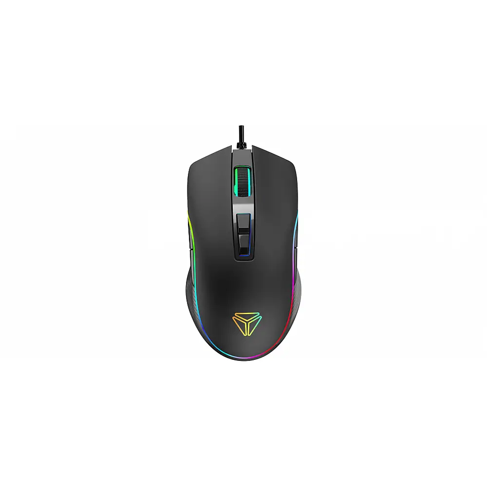 YENKEE YMS 3027BK SHADOW Gaming Ποντίκι με προγραμματιζόμενα πλήκτρα και RGB φωτισμό