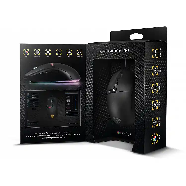 YENKEE YMS 3400 PANZER Gaming Ποντίκι USB με 9 Προγραμματιζόμενα Πλήκτρα