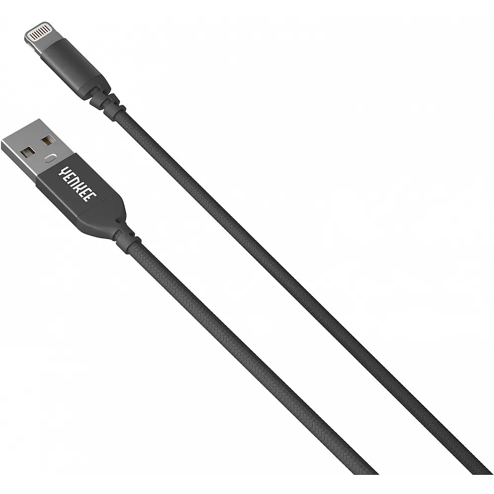 YENKEE YCU 611 BK MFi Braided Καλώδιο Lightning Φόρτισης-Δεδομένων 1μ, Μαύρο YENKEE YCU 611 BK MFi Braided Καλώδιο Lightning Φόρτισης-Δεδομένων 1μ, Μαύρο