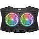 YENKEE YSN 310 Cooling Pad για Laptop με 2 Ανεμιστήρες και RGB Φωτισμό