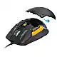 YENKEE YMS 3600BK MARKSMAN Modular Gaming Ποντίκι με 6 Ρυθμιζόμενα Πλήκτρα και RGB, Μαύρο