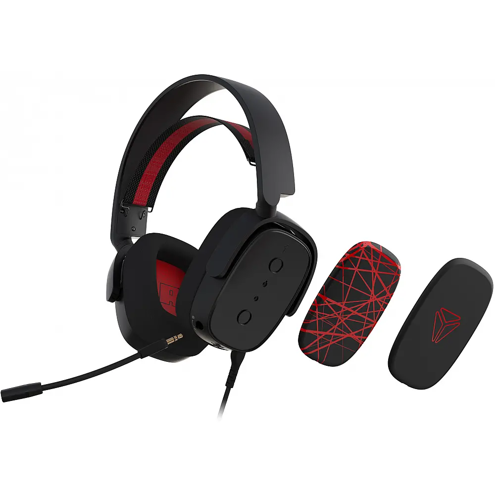 YENKEE YHP 3040 VECTOR Ενσύρματα Gaming Ακουστικά, Μαύρα - Κόκκινα YENKEE YHP 3040 VECTOR Ενσύρματα Gaming Ακουστικά, Μαύρα - Κόκκινα
