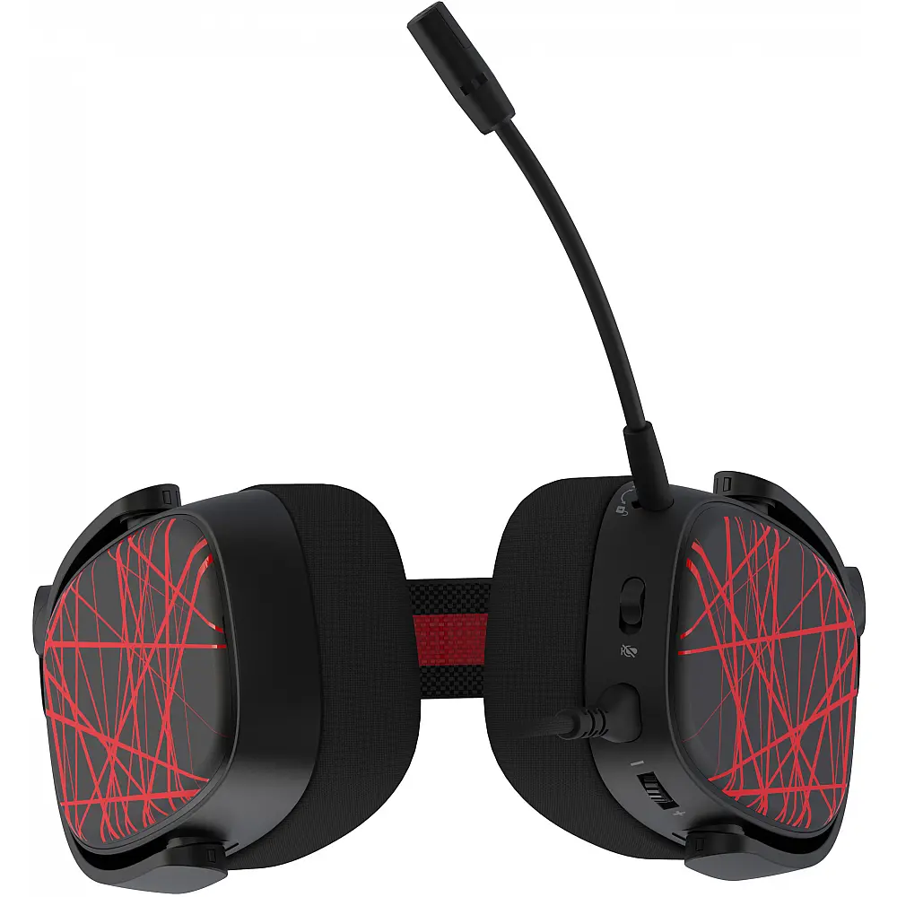 YENKEE YHP 3040 VECTOR Ενσύρματα Gaming Ακουστικά, Μαύρα - Κόκκινα YENKEE YHP 3040 VECTOR Ενσύρματα Gaming Ακουστικά, Μαύρα - Κόκκινα
