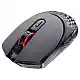YENKEE YMS 3002BK AURA Ασύρματο (Dual 2.4Ghz/BT) Ποντίκι Gaming, 6 Πλήκτρων, Μαύρο