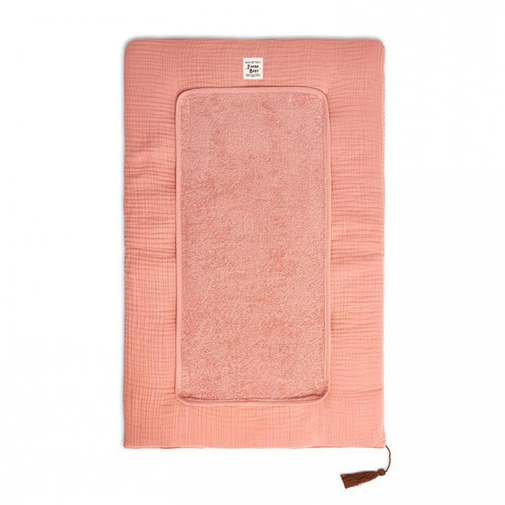 Αλλαξιέρα Μουσελίνα FUNNA BABY Coral Pink