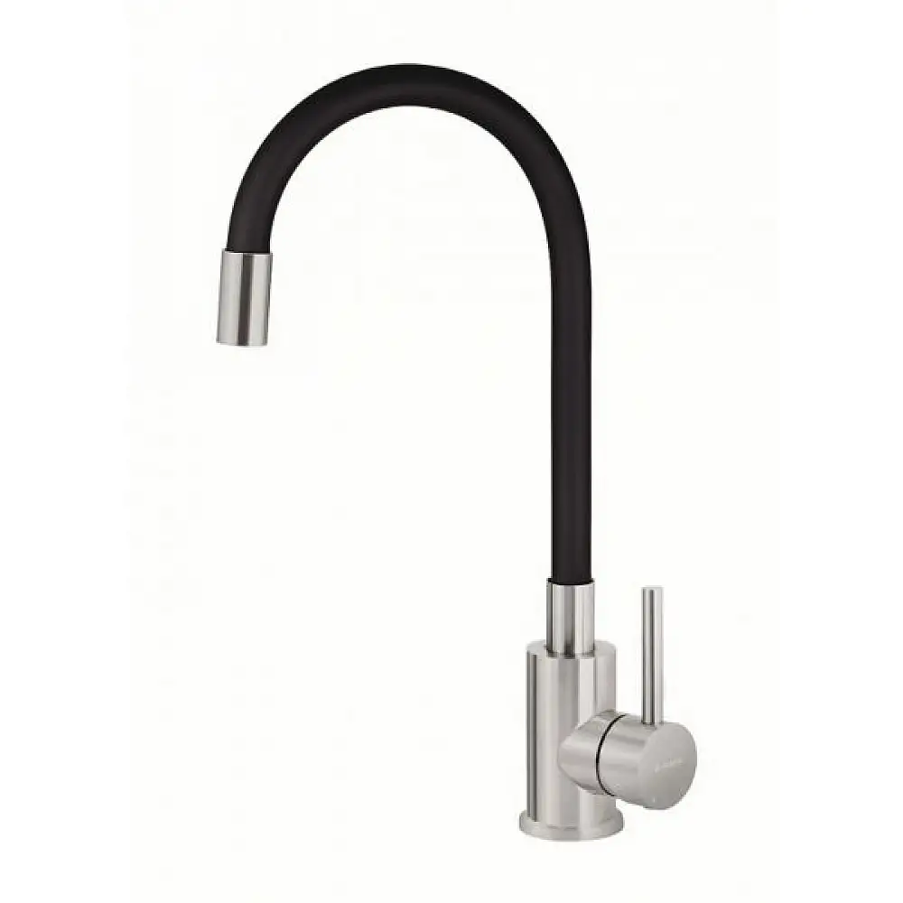 POLA  ΜΠΑΤΑΡΙΑ ΝΕΡΟΧΥΤΗ SS304 SATINE/BLACK ΡΟΥΞ - GLORIA