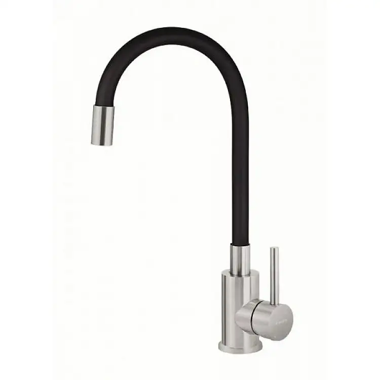 POLA  ΜΠΑΤΑΡΙΑ ΝΕΡΟΧΥΤΗ SS304 SATINE/BLACK ΡΟΥΞ - GLORIA