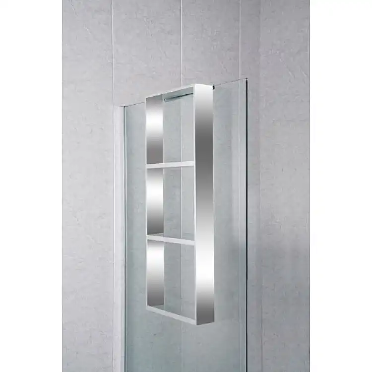 SALTO  ΡΑΦΙΕΡΑ ΑΛΟΥΜ  BRIGHT SILVER 90*35*8.5 - GLORIA