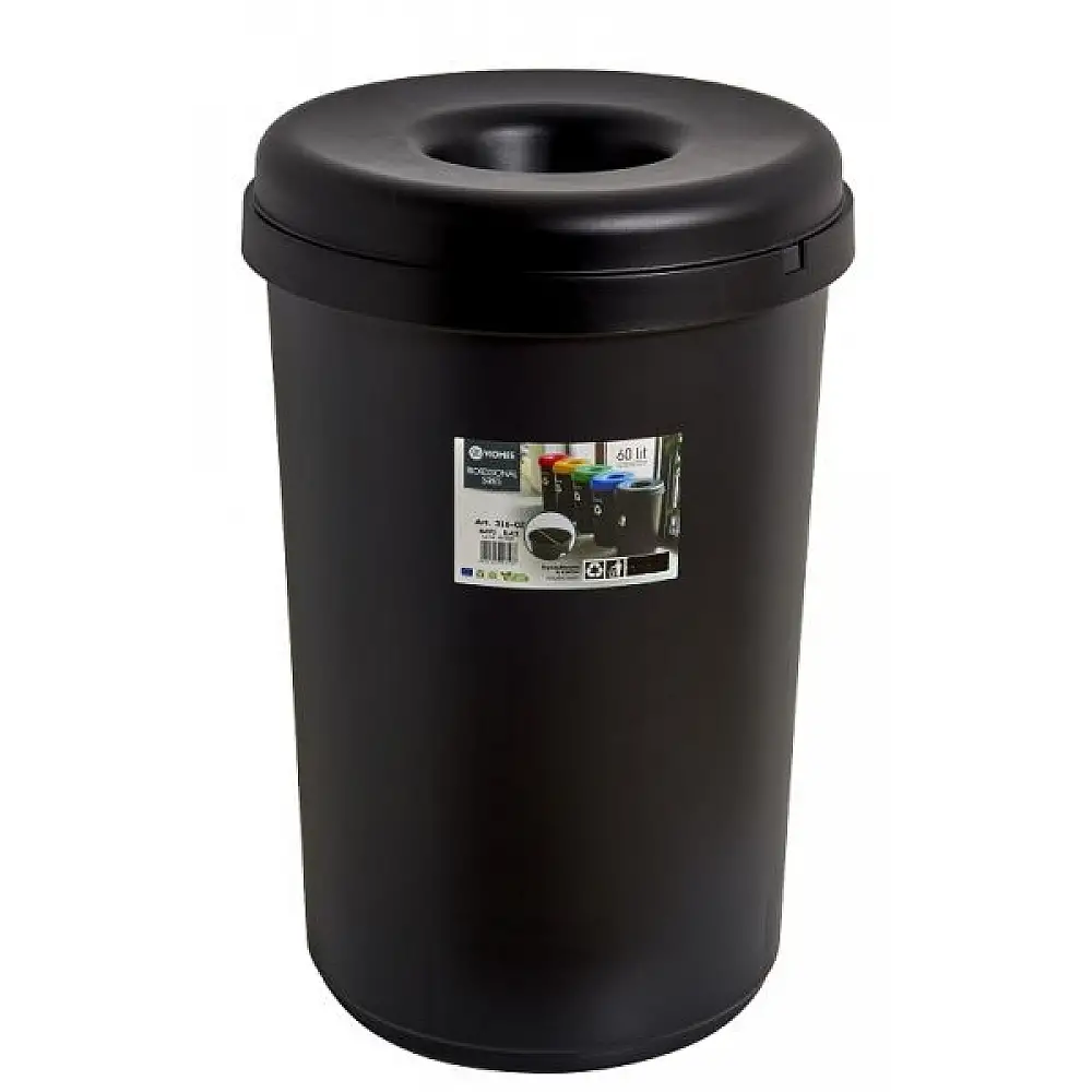 BOMBA .ΚΑΔΟΣ  60lt 42χ62,5h black - GLORIA