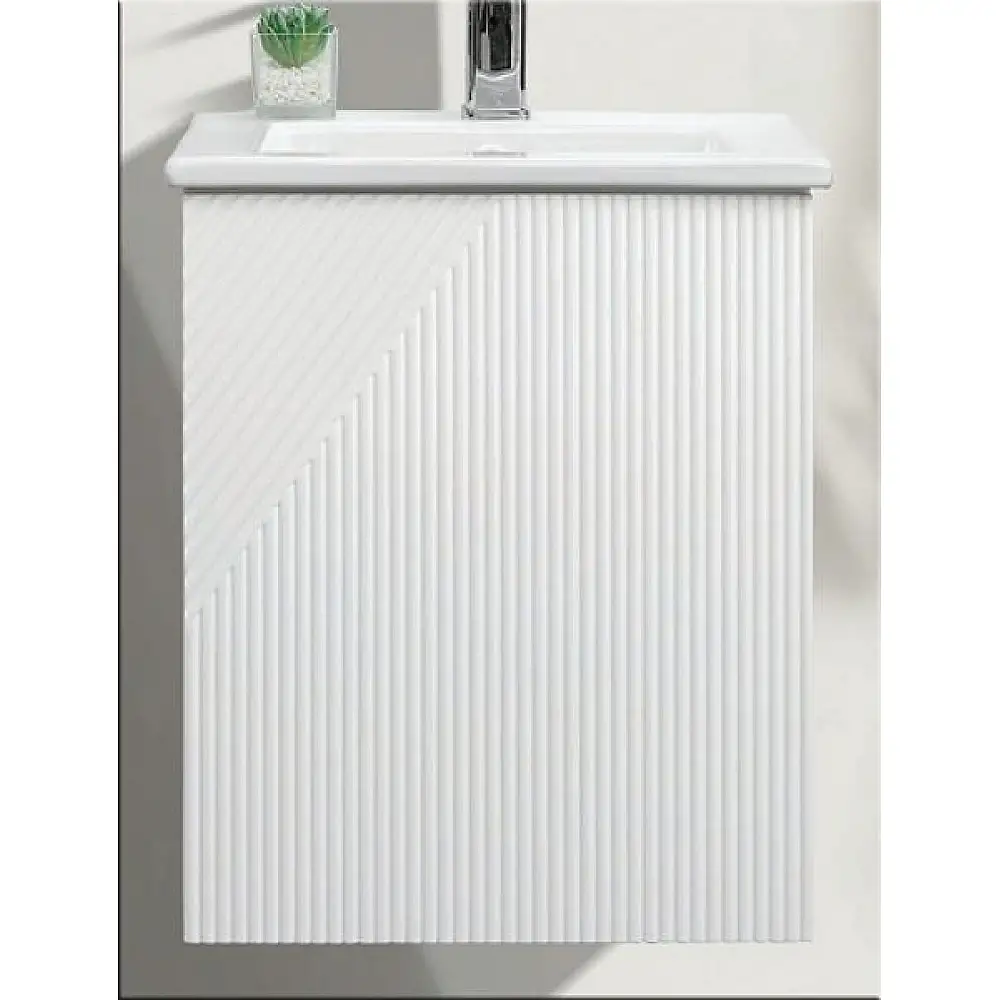 QUATRINO ΠΑΓΚΟΣ MDF ΣΧΕΤΟ 41*41  WHITE - GLORIA