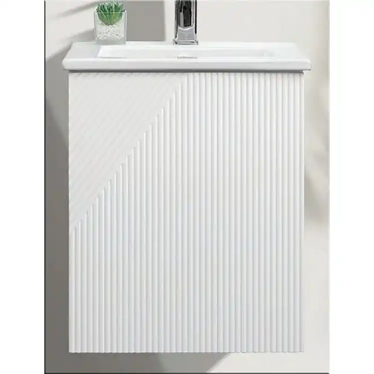 QUATRINO ΠΑΓΚΟΣ MDF ΣΧΕΤΟ 41*41  WHITE - GLORIA