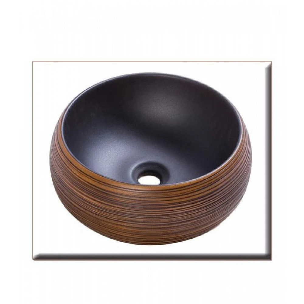 ZAGORA  ΝΙΠΤΗΡΑΣ 350*350*160 ΣΑΓΡΕ KAFE MAT MAYRO# - GLORIA