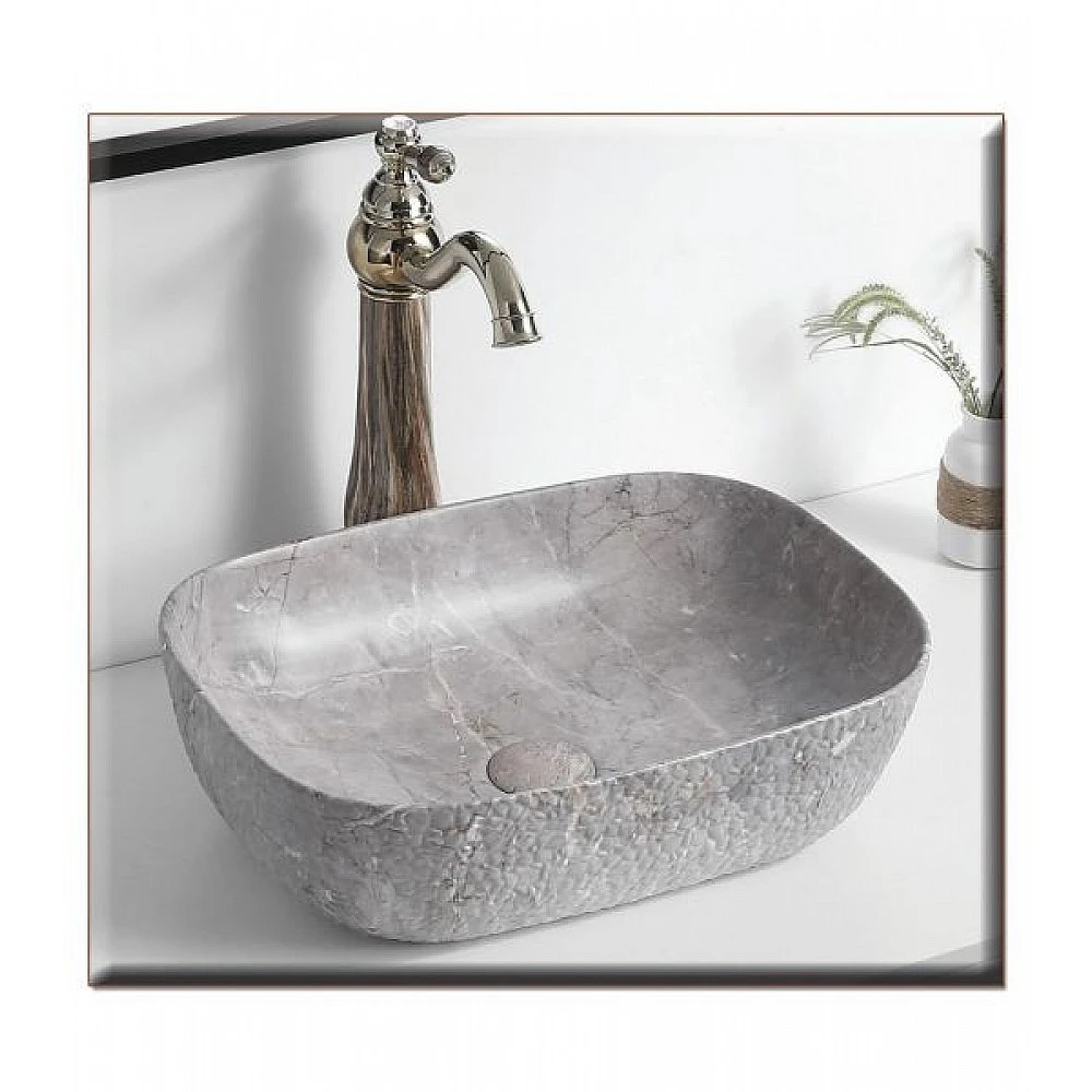ELEGAN-2 465*320*135 ΝΙΠΤΗΡΑΣ DECOR GREY LIGHT  ΜΑΡΜΑΡΟ - GLORIA