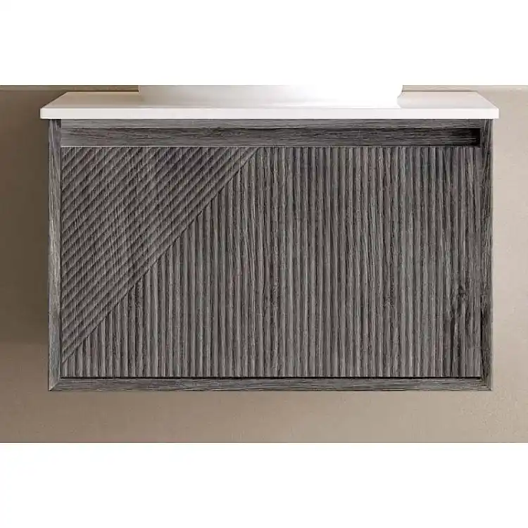 ZIZANIO- ΠΑΓΚΟΣ PVC ΣΧΕΤΟ 60*50 - GREY - GLORIA