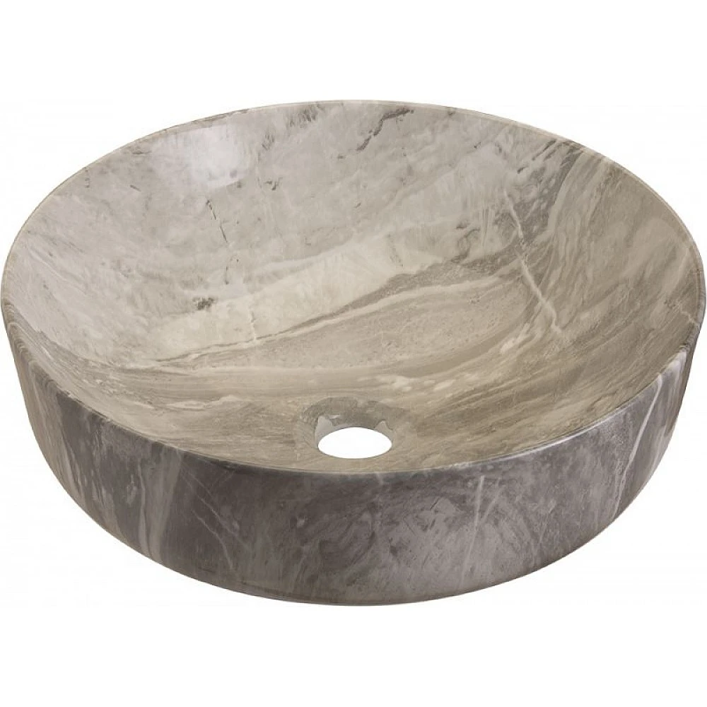 SOLANTE-1 420*420*140 ΝΙΠΤΗΡΑΣ  DECOR GREY-DARK  ΜΑΡΜΑΡΟ - GLORIA