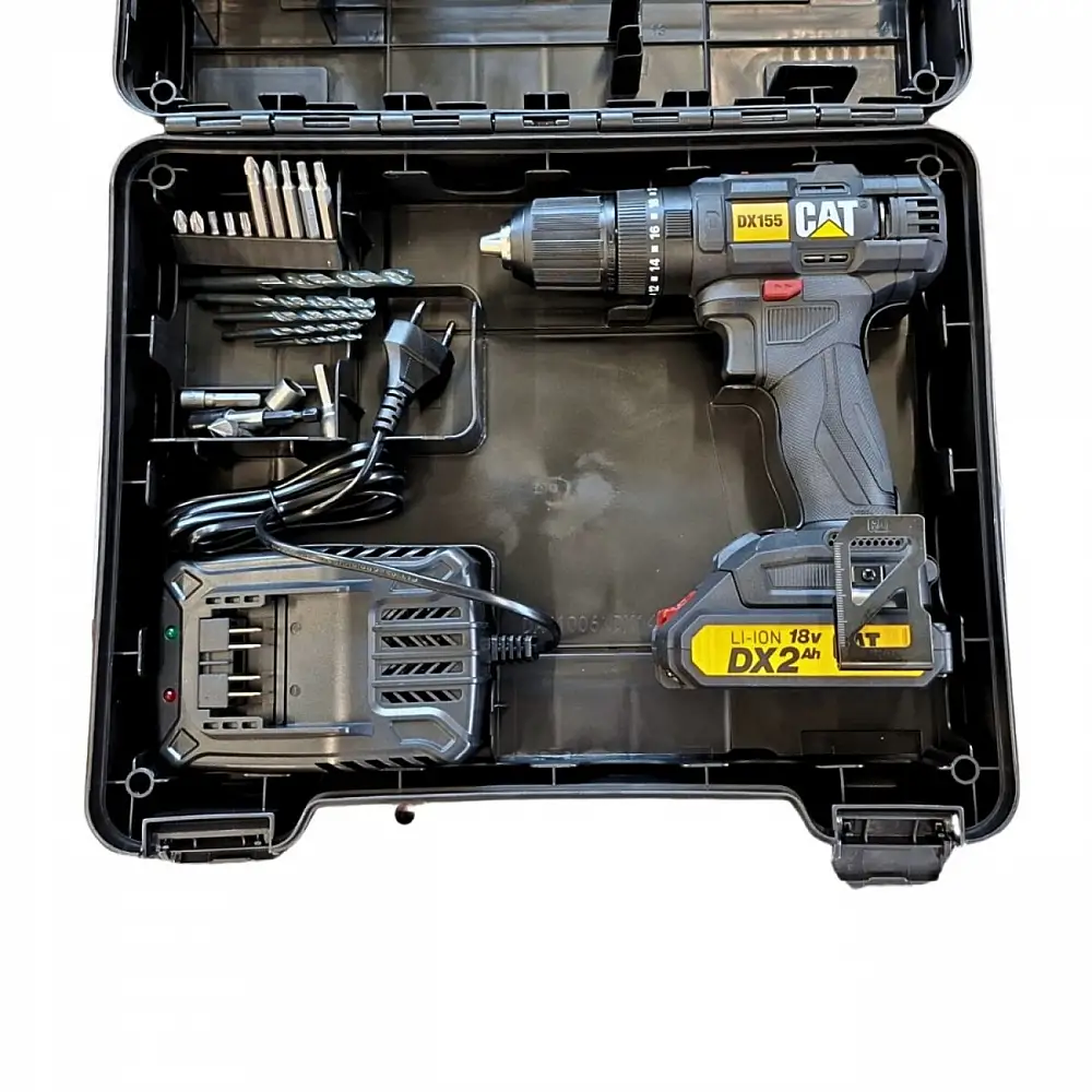 CAT Set Δράπανο κρουστικό Li-Ion 18V 1x2Ah DX155.2