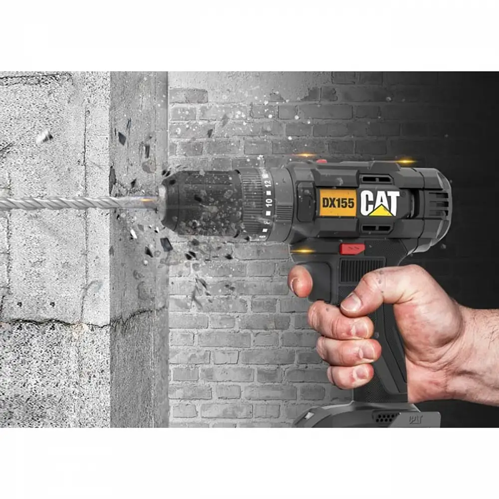 CAT Set Δράπανο κρουστικό Li-Ion 18V 1x2Ah DX155.2