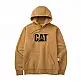 CAT Μπλούζα φούτερ με κουκούλα trademark bronze 2XL W10646