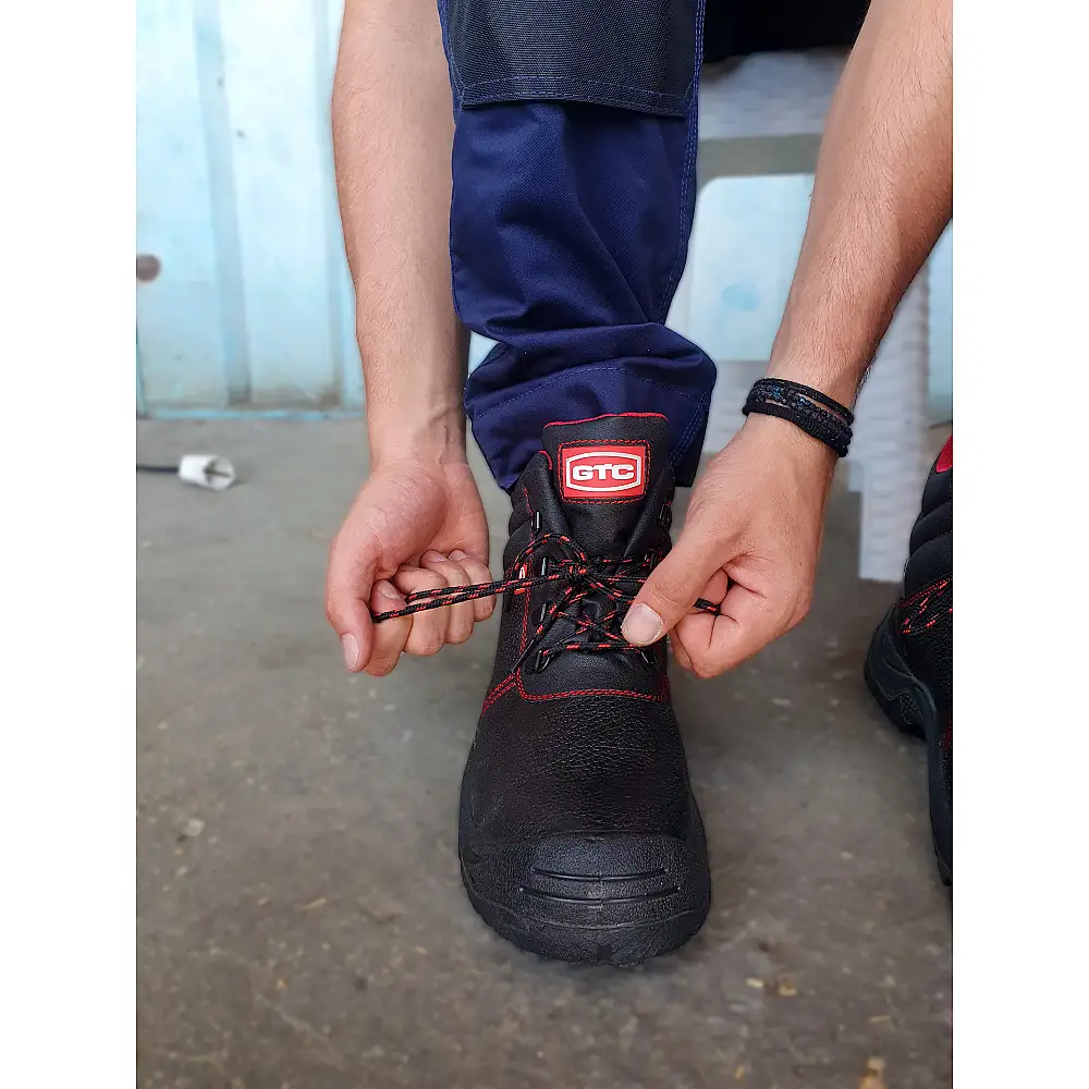 Μποτάκι χωρίς προστασία O2 αδιάβροχο μαύρο Νο.40 BWH101