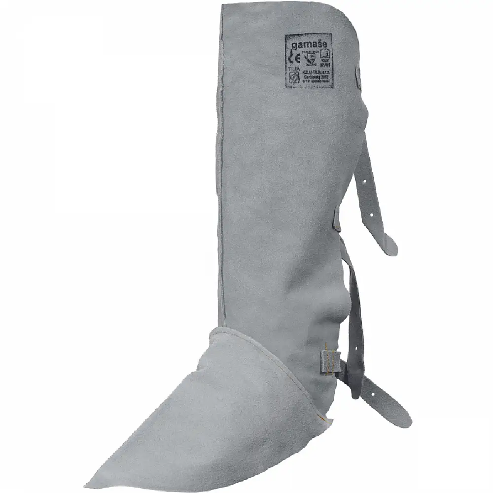 Γκέτες συγκόλλησης με ιμάντες στερέωσης γκρι (σετ 2τεμ.)