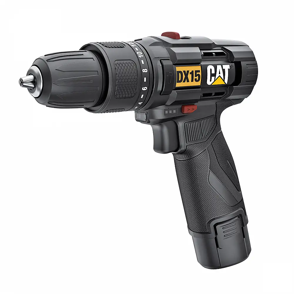 CAT Set Δραπανοκατσάβιδο κρουστικό li-ion 12v 1x2ah dx15