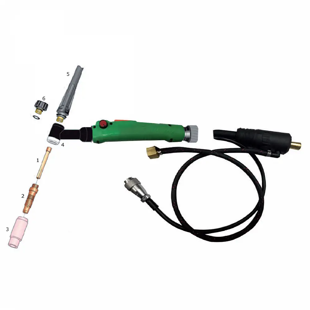 Κεραμική κεφαλή Ø11mm για TIG τσιμπίδα 26 kit συσκευασία: 10 τεμ. 83024