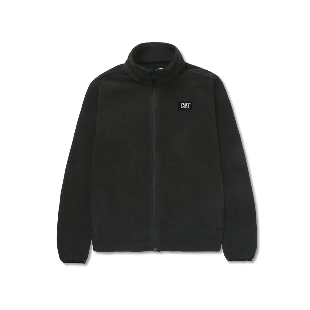 CAT Ζακέτα εργασίας microfleece μαύρη 2XL 1030009