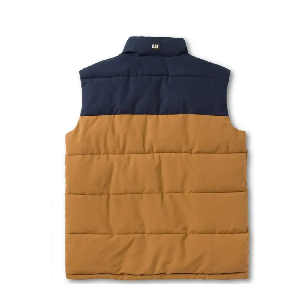 CAT Γιλέκο εργασίας arctic zone καφέ-μπλε L W12430