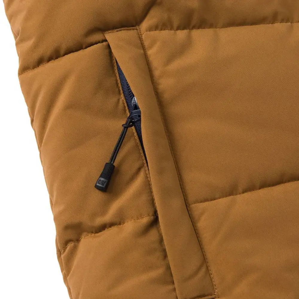 CAT Γιλέκο εργασίας arctic zone καφέ-μπλε L W12430