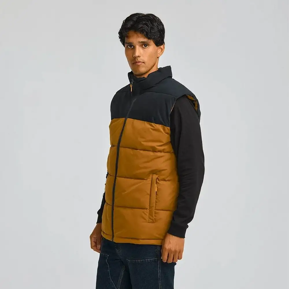 CAT Γιλέκο εργασίας arctic zone καφέ-μπλε L W12430