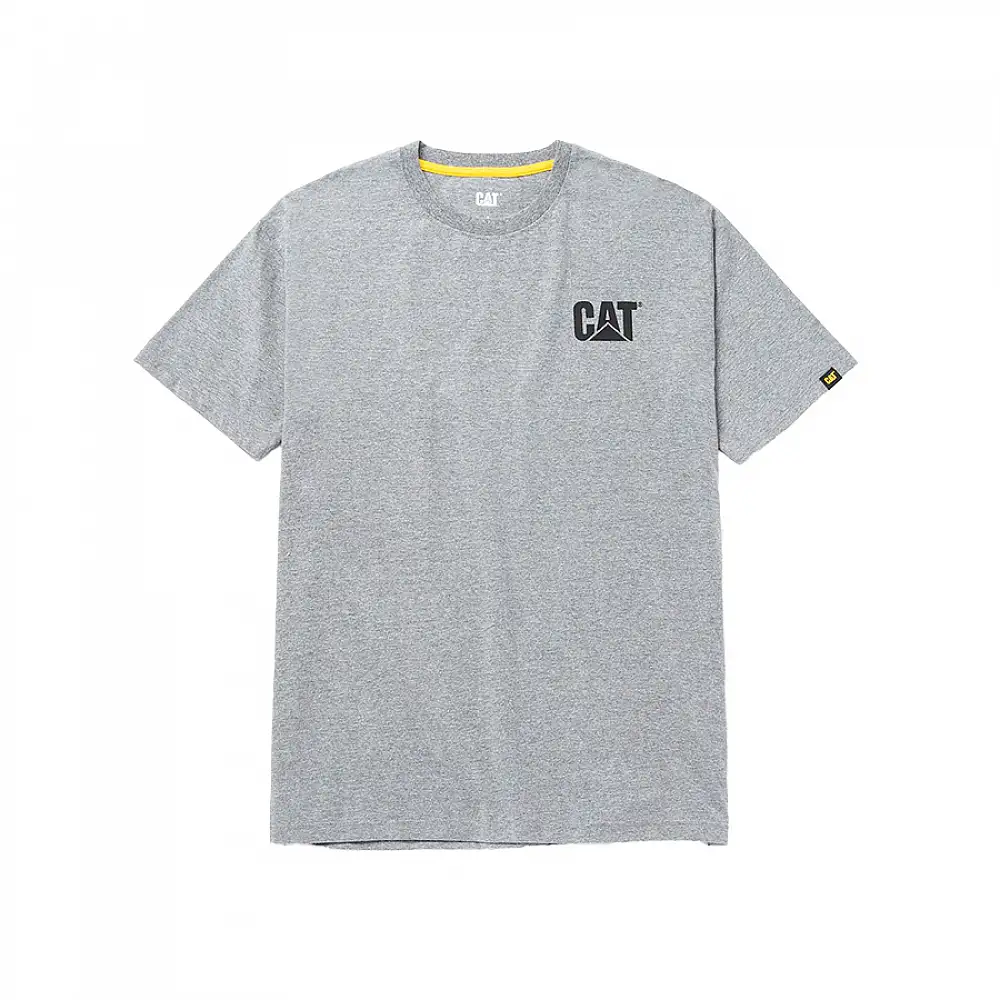 CAT Μπλουζάκι κοντομάνικο γκρι trademark tee 2XL W05324