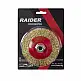 RAIDER Συρματόβουρτσα γωνιακού τροχού στρογγυλή 125ΜΜ M14 171131