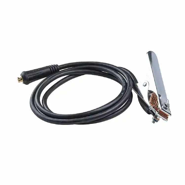 RAIDER Καλώδιο ηλεκτροσυγκόλλησης 2m 16mm² με τσιμπίδα σώμα γείωσης set 138344