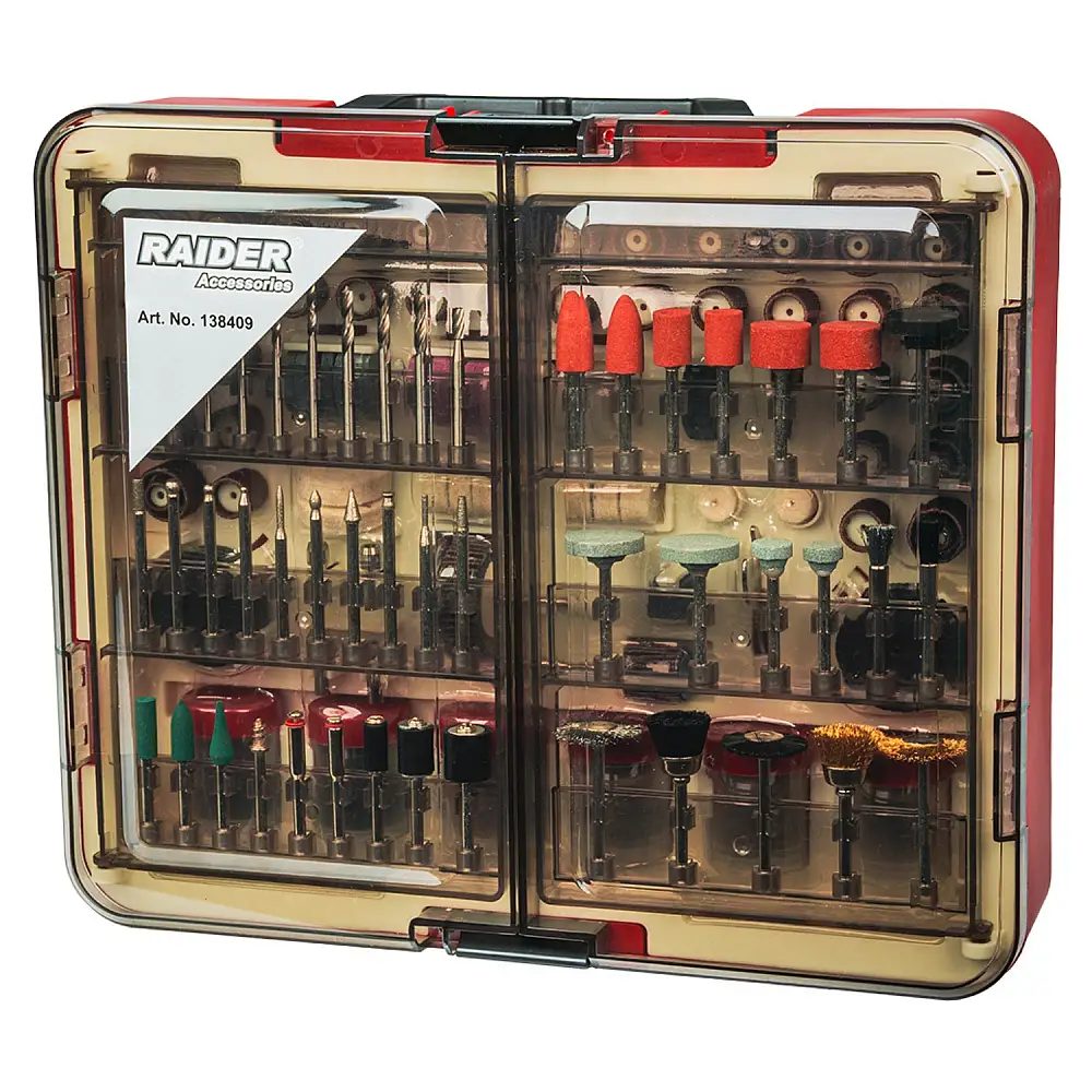 RAIDER Πολυεργαλείου εξαρτήματα σετ 416τεμ. σε κασετίνα 138409
