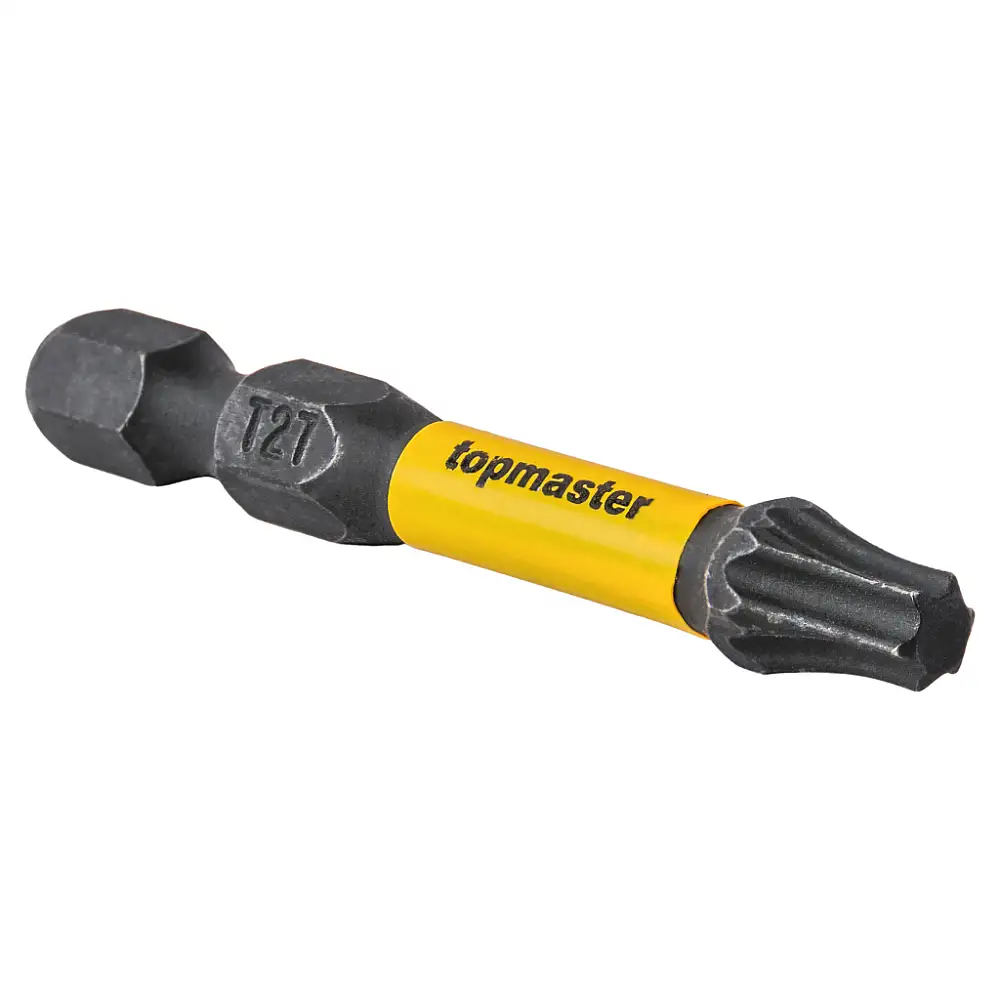 TOP MASTER Μύτη κατσαβιδιού Impact Torx με μέγεθος TX27 50mm συσκευασία 2τεμ. 338739