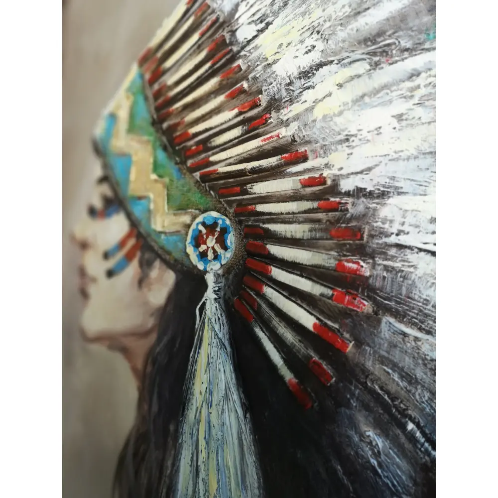 INDIAN LADY ΠΙΝΑΚΑΣ ΔΙΑΚΟΣΜΗΣΗΣ 90x90x4 ΚΑΜΒΑΣ ΞΥΛΟINTHEBOX INDIAN LADY ΠΙΝΑΚΑΣ ΔΙΑΚΟΣΜΗΣΗΣ 90x90x4 ΚΑΜΒΑΣ ΞΥΛΟINTHEBOX