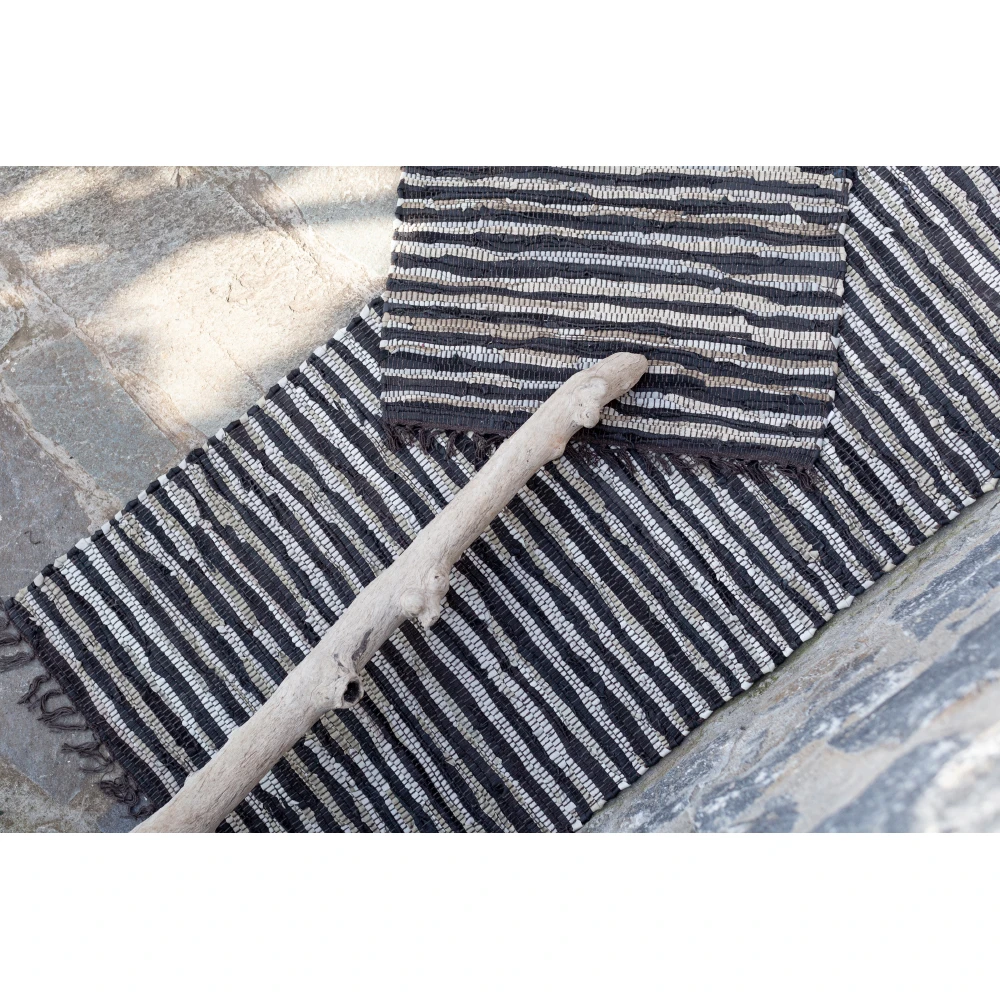 BOHO ΧΑΛΙ ΔΙΑΔΡΟΜΟΥ 70x150 ΔΕΡΜΑ ΜΑΥΡΟ ΜΠΕΖINTHEBOX BOHO ΧΑΛΙ ΔΙΑΔΡΟΜΟΥ 70x150 ΔΕΡΜΑ ΜΑΥΡΟ ΜΠΕΖINTHEBOX
