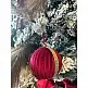 GLAM RED ΧΡΙΣΤΟΥΓΕΝΝΙΑΤΙΚΗ ΜΠΑΛΑ 10x10x10 POLYFOAM ΚΟΚΚΙΝΟ ΧΡΥΣΟ ΥΦΑΣΜΑ INTHEBOX