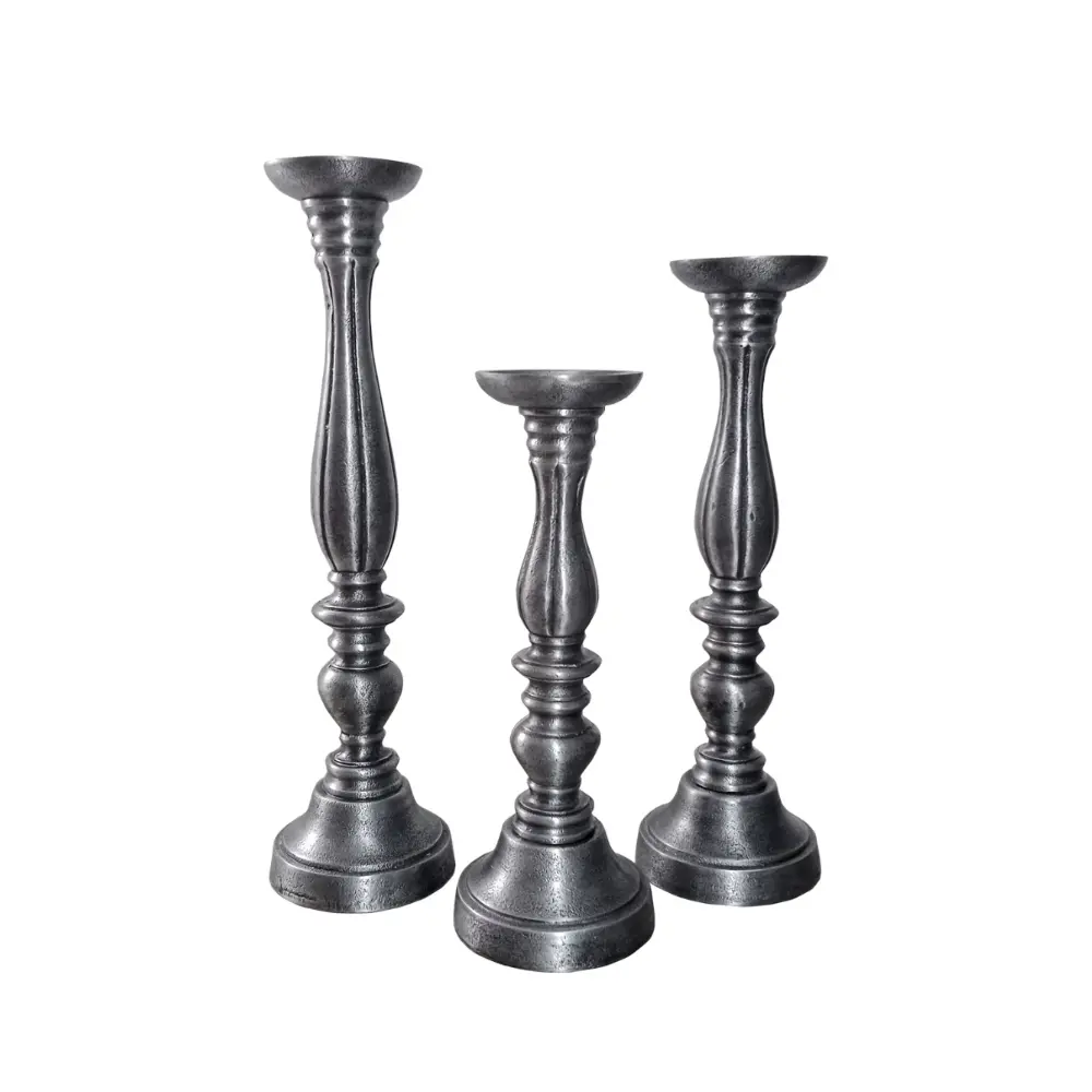 LUSAR ΚΗΡΟΠΗΓΙΟ SET 3ΤΜΧ 11x11x40 ΑΛΟΥΜΙΝΙΟ ΑΣΗΜΙ ΑΝΤΙΚΕINTHEBOX