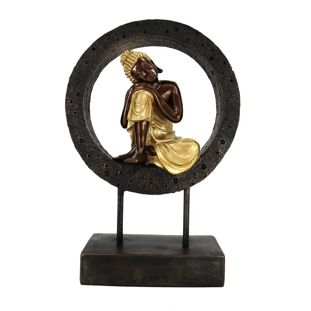 BUDDHA CIRCLE ΔΙΑΚΟΣΜΗΤΙΚΟ TOTEM 24x11x35 POLYRESIN ΜΑΥΡΟ ΧΡΥΣΟINTHEBOX BUDDHA CIRCLE ΔΙΑΚΟΣΜΗΤΙΚΟ TOTEM 24x11x35 POLYRESIN ΜΑΥΡΟ ΧΡΥΣΟINTHEBOX