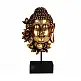 LOTUS BUDDHA ΔΙΑΚΟΣΜΗΤΙΚΟ ΒΟΥΔΑΣ 19x9x35 POLYRESIN ΧΡΥΣΟ ΜΑΥΡΟINTHEBOX