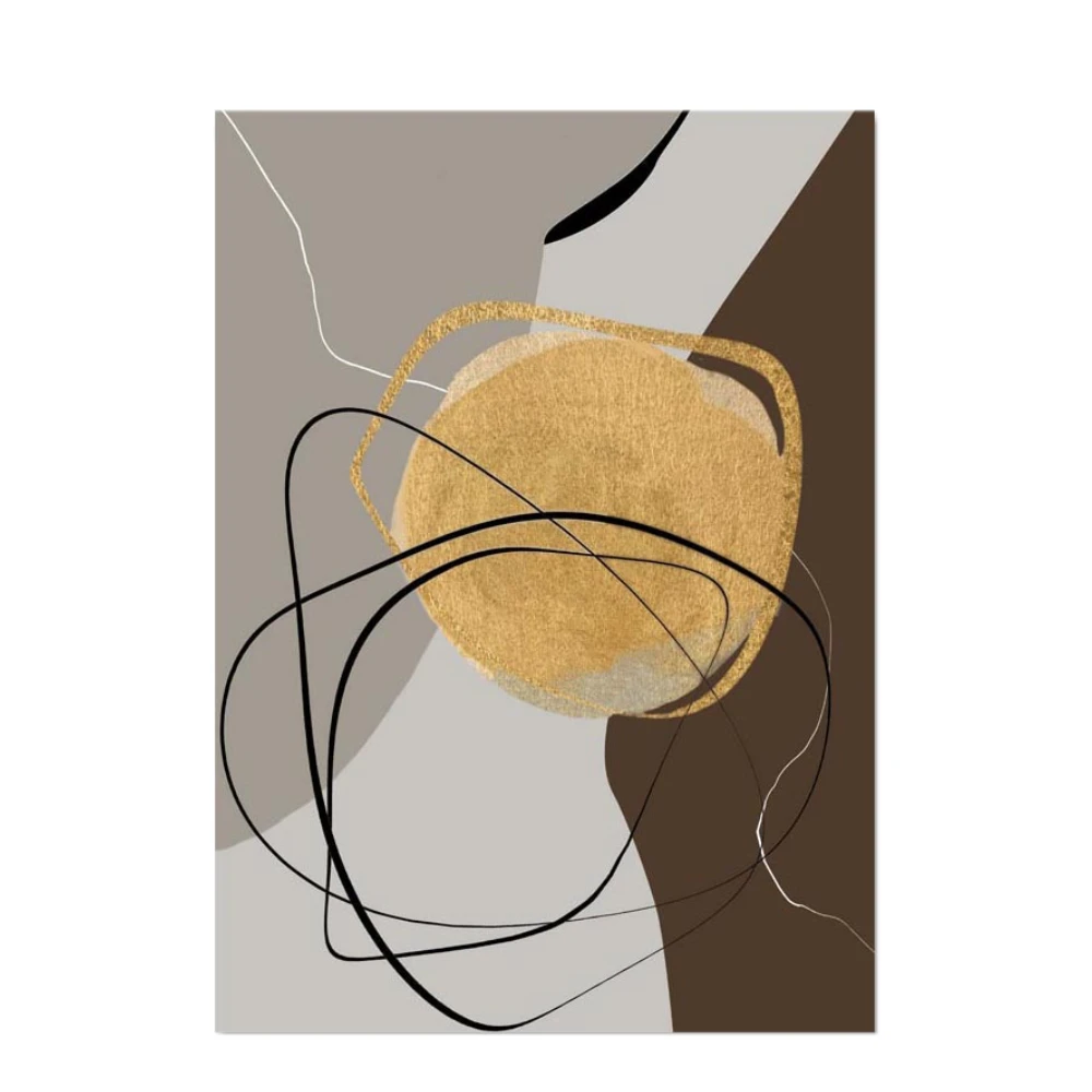 MAVAT PAINTING DECORATIVE 53x73x4 CANVAS MULTICOLOR WOOD GOLDINTHEBOX