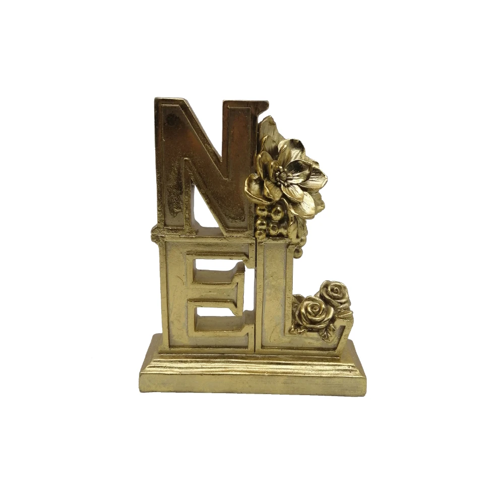 NOEL ΧΡΙΣΤΟΥΓΕΝΝΙΑΤΙΚΟ ΔΙΑΚΟΣΜΗΤΙΚΟ 16x5x20 POLYRESIN ΧΡΥΣΟ INTHEBOX