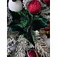 POINSETTIAS ΧΡΙΣΤΟΥΓΕΝΝΙΑΤΙΚΟ ΛΟΥΛΟΥΔΙ 32x32x55 POLYESTER ΠΡΑΣΙΝΟ INTHEBOX