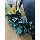 POINSETTIAS ΧΡΙΣΤΟΥΓΕΝΝΙΑΤΙΚΟ ΛΟΥΛΟΥΔΙ 32x32x55 POLYESTER ΠΡΑΣΙΝΟ INTHEBOX